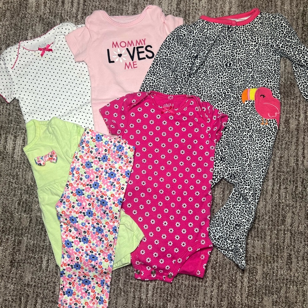 Child of mine by carters Baby Girl Clothing bundle